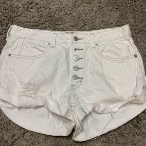 free people jean shorts